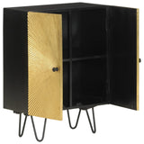 Sideboard 55x30x75 cm Solid Wood Mango - Front View