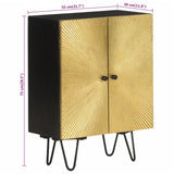 Sideboard 55x30x75 cm Solid Wood Mango - Low Angle