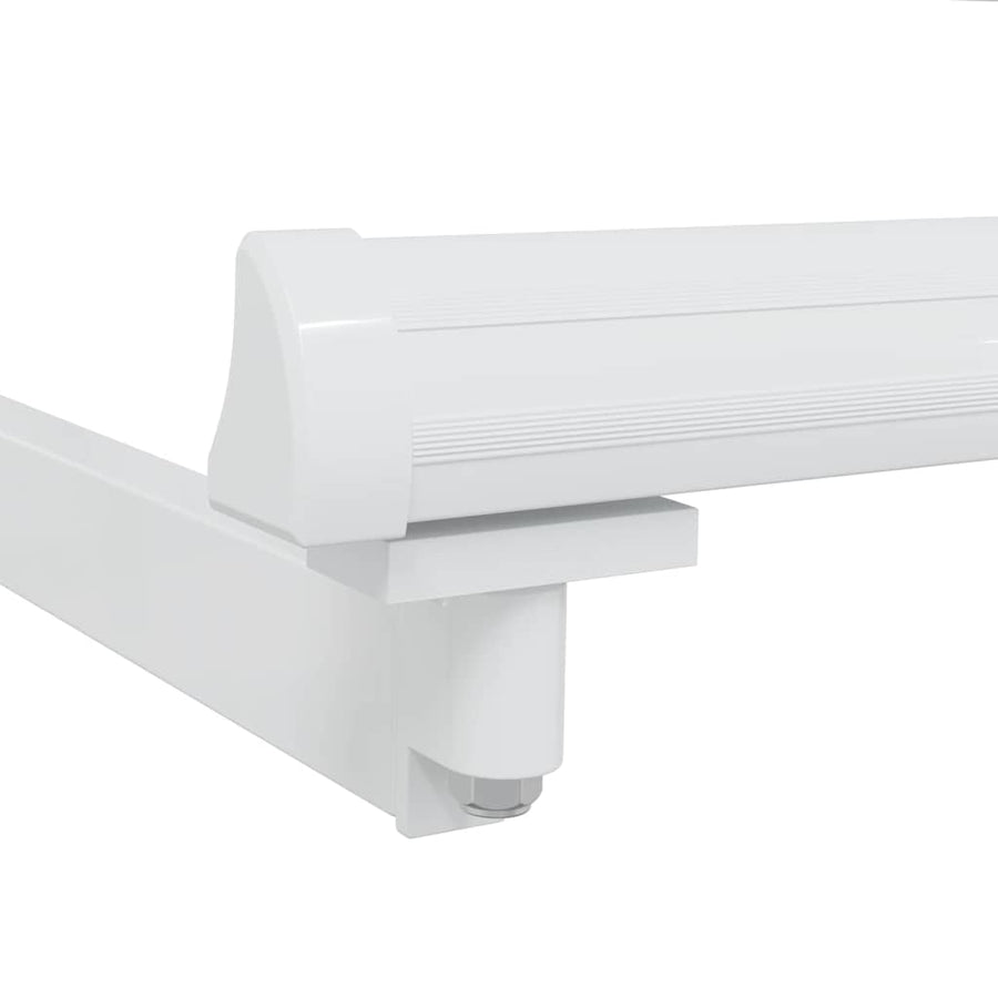 Manual Awning Frame 3 x 2.5 m White Powder-Coated Aluminium
