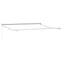 Manual Awning Frame 3 x 2.5 m White Powder-Coated Aluminium