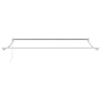 Manual Awning Frame 3 x 2.5 m White Powder-Coated Aluminium