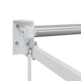 Awning Manual White 4 x 3 m Metal - Low Angle
