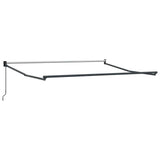 Retractable Awning Frame Anthracite 350 x 250 cm Aluminium