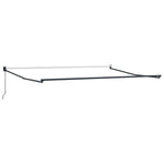Retractable Awning Frame Anthracite 400 x 300 cm Aluminium