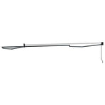 Retractable Awning Frame Anthracite 400 x 300 cm Aluminium