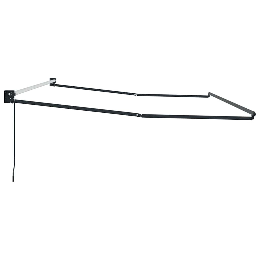 Retractable Awning Frame Anthracite 400 x 300 cm Aluminium