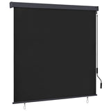 Roller Blind Anthracite 180 x 250 cm Fabric and Aluminum