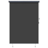 Roller Blind Anthracite 180 x 250 cm Fabric and Aluminum