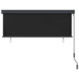 Roller Blind Anthracite 180 x 250 cm Fabric and Aluminum