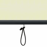 Roller Blind Cream 180 x 250 cm Fabric and Aluminum - 45-Degree Angle