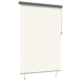 Roller Blind Cream 180 x 250 cm Fabric and Aluminum - 45-Degree Angle
