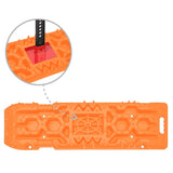 Traction Boards 2 pcs Orange 107x31x7 cm Nylon - Rear View