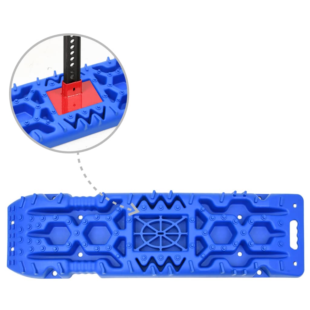 Traction Boards 2 pcs Blue 107x31x7 cm Nylon