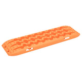 Traction Boards 2 pcs Orange 106x30.5x7 cm Nylon - Front View