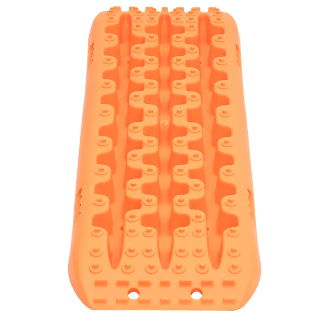 Traction Boards 2 pcs Orange 106x30.5x7 cm Nylon