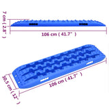 Traction Boards 2 pcs Blue 106x30.5x7 cm Nylon - Low Angle