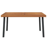 Garden Table 150x90x75 cm Solid Wood Acacia