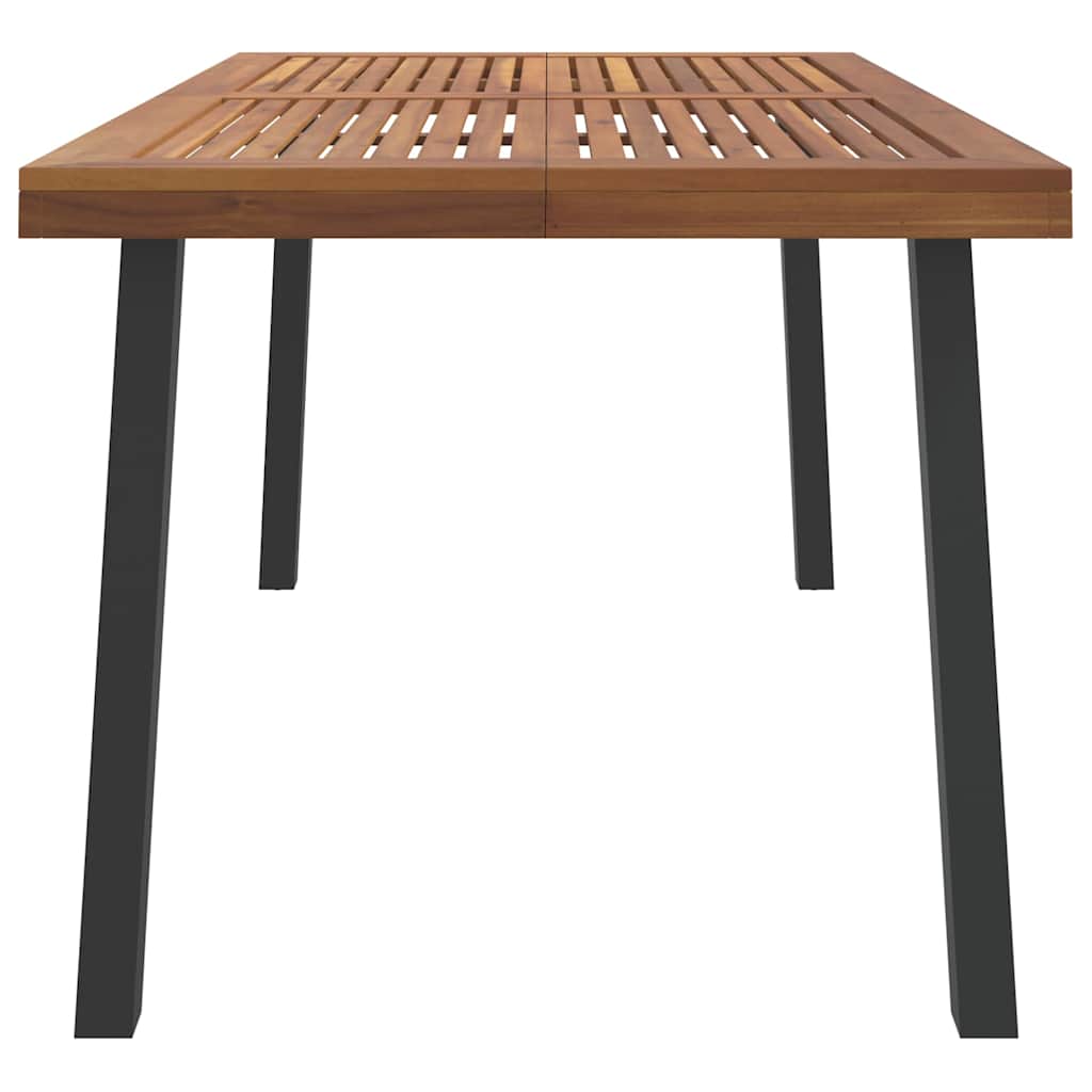 Garden Table 150x90x75 cm Solid Wood Acacia