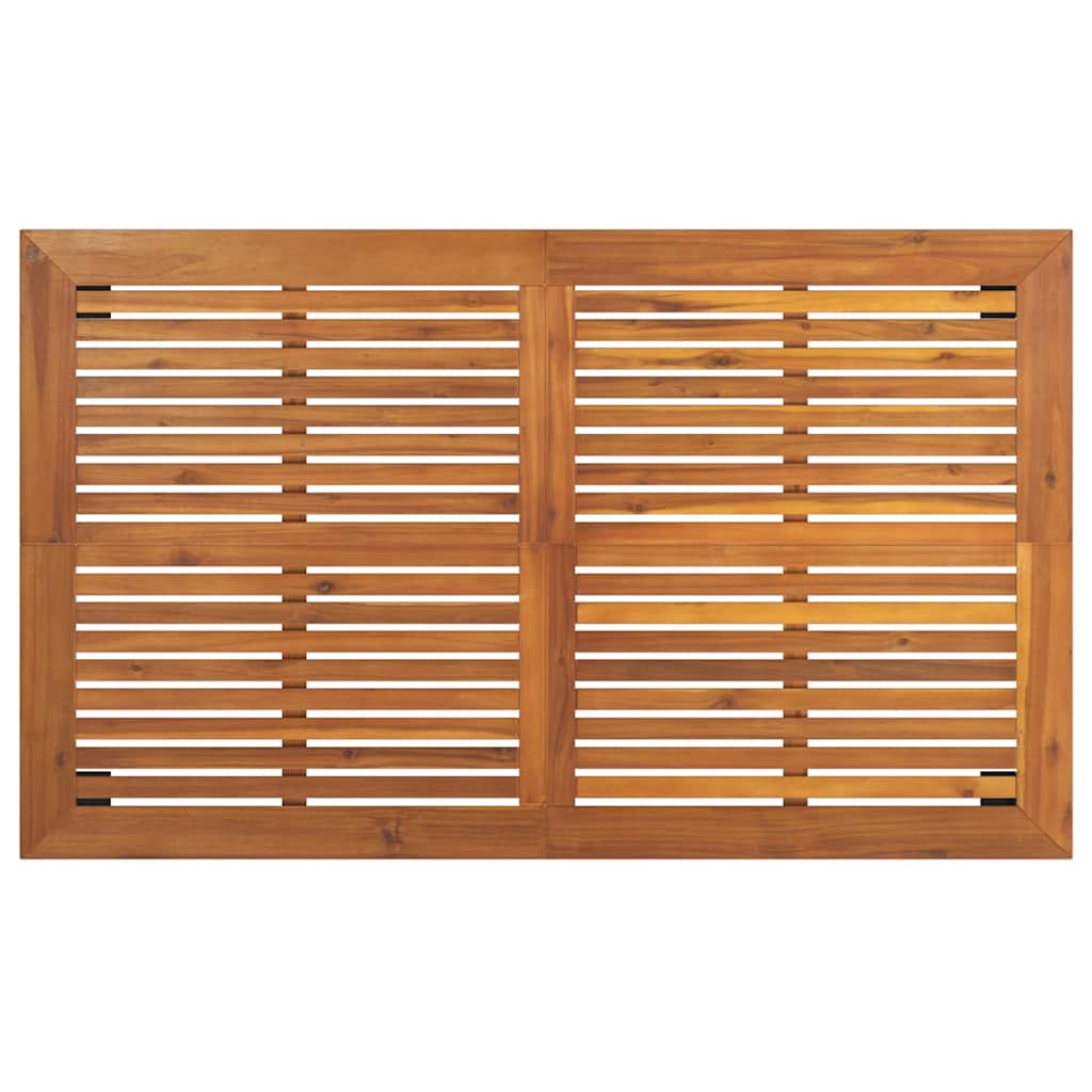 Garden Table 150x90x75 cm Solid Wood Acacia