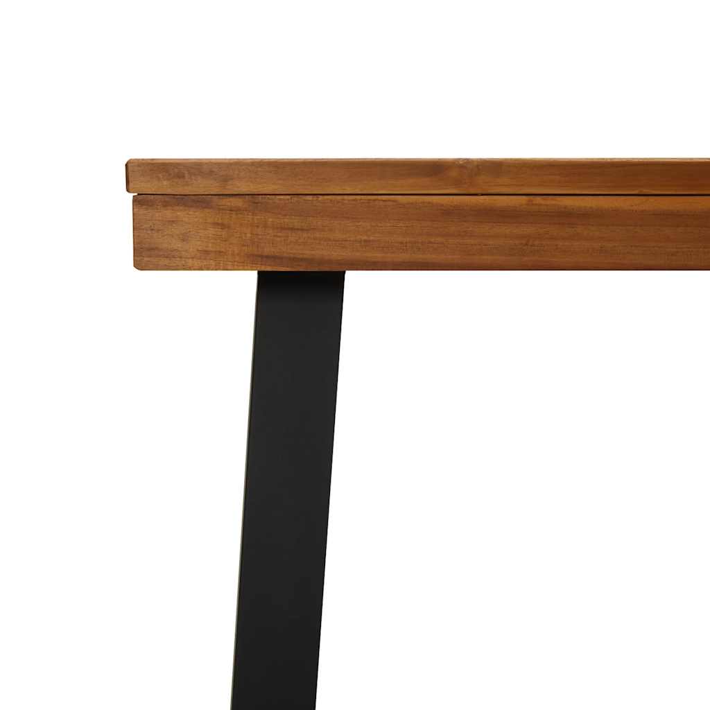 Garden Table 150x90x75 cm Solid Wood Acacia