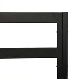 Garden Chair with Grey Cushions 76x76x79 cm Steel - Close-Up Angle