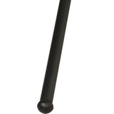 Garden Swing Chair with Cushion Black Oxford Fabric and Steel - Extra Image