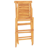 Folding Chairs 2 pcs 47x63x90 cm Solid Wood Teak