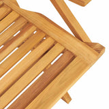 Folding Chairs 2 pcs 56x63x90 cm Solid Wood Teak