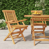 Folding Garden Chairs 2 pcs 56x63x90 cm Solid Wood Teak