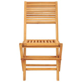 Folding Garden Chairs 2 pcs 47x62x90 cm Solid Wood Teak - Top-Down View