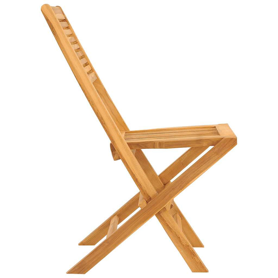 Folding Chairs 2 pcs 47x62x90 cm Solid Wood Teak
