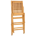 Folding Chairs 2 pcs 47x62x90 cm Solid Wood Teak