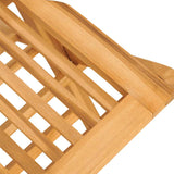 Folding Garden Chairs 2 pcs 47x62x90 cm Solid Wood Teak - Close-Up Angle
