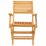 Folding Garden Chairs 2 pcs 55x62x90 cm Solid Wood Teak