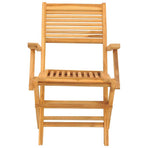 Folding Chairs 2 pcs 55x62x90 cm Solid Wood Teak