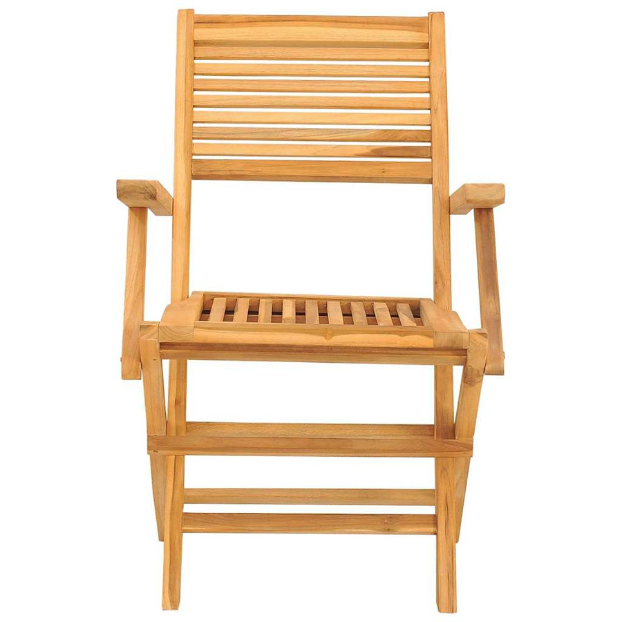Folding Chairs 2 pcs 55x62x90 cm Solid Wood Teak