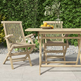 Folding Chairs 2 pcs Grey 56x61x89 cm Solid Wood Teak