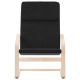 Relaxing Chair Black Fabric