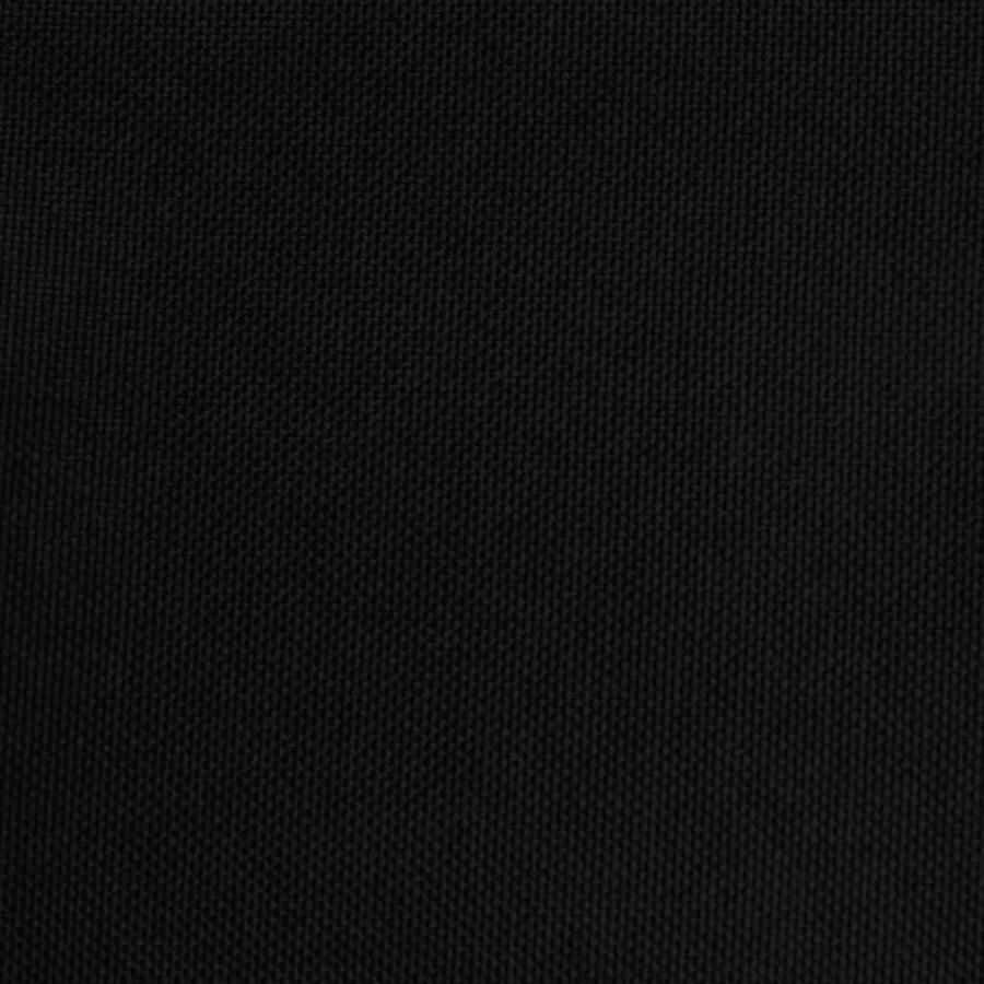 Footstool Black 51x41x40 cm Fabric