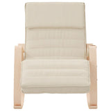 Rocking Chair Cream Fabric
