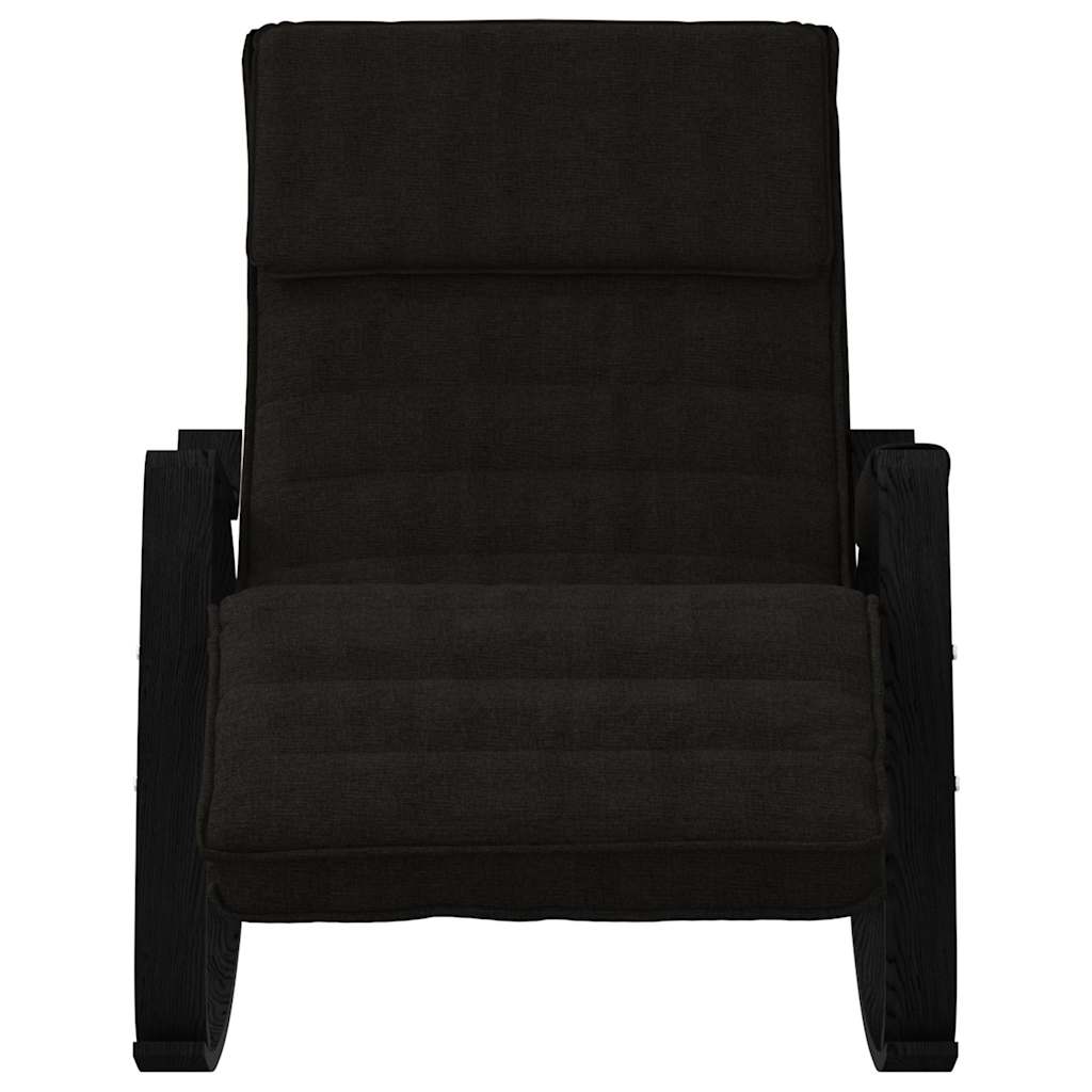 Rocking Chair Black Fabric