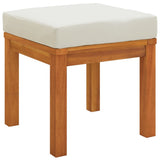 9 Piece Garden Dining Set with Cushions Solid Wood Acacia