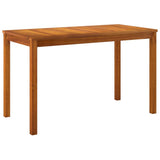 9 Piece Garden Dining Set with Cushions Solid Wood Acacia