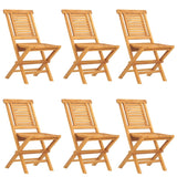7 Piece Garden Dining Set Solid Wood Teak - Side View