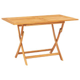 7 Piece Garden Dining Set Solid Wood Teak - Rear View