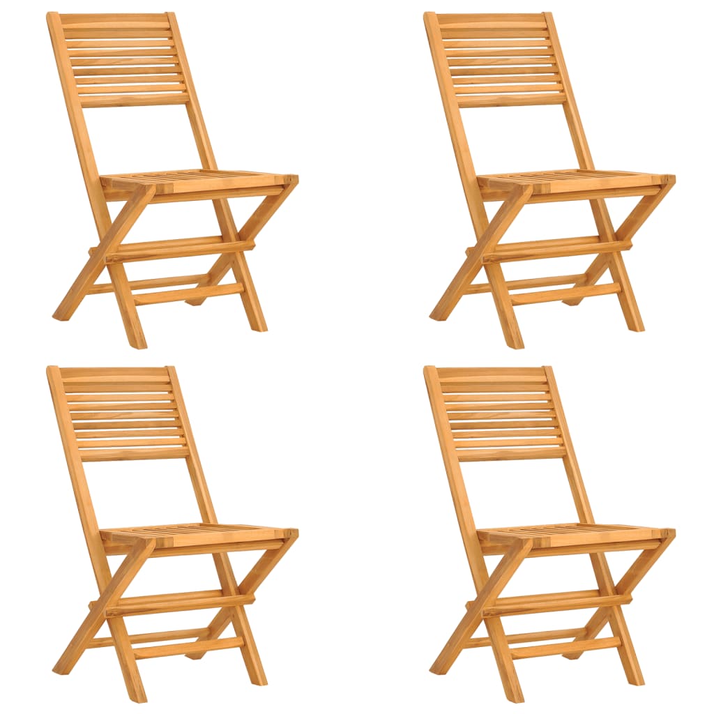 5 Piece Garden Dining Set Solid Wood Teak
