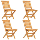 5 Piece Garden Dining Set Solid Wood Teak - Side View