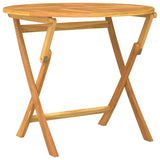 5 Piece Garden Dining Set Solid Wood Teak - Rear View