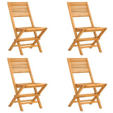 5 Piece Garden Dining Set Solid Wood Teak