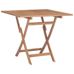 5 Piece Garden Dining Set Solid Wood Teak